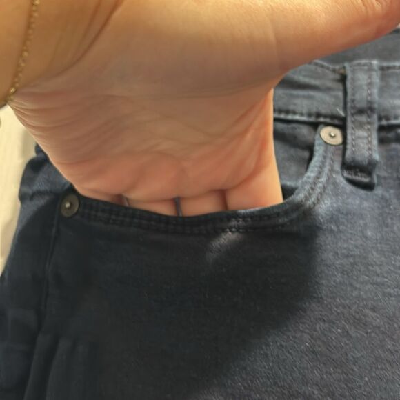 Blank NYC Dark Blue High-Rise Skinny Jeans, Size 31 - Picture 4 of 10